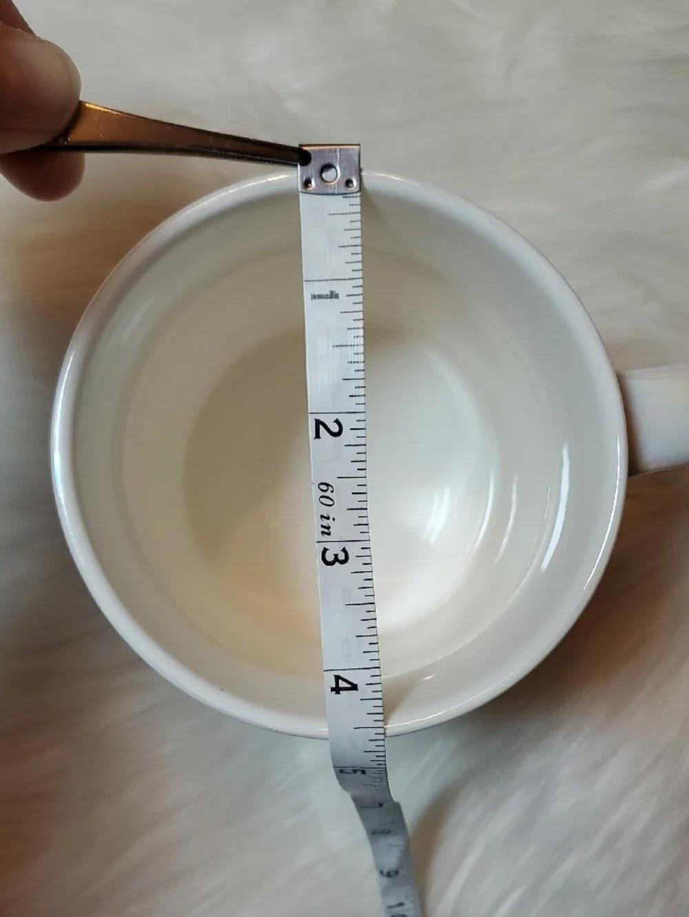 PINK Victoria's Secret Iridescent White Logo Huge Mug